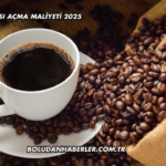Kahve Dünyası Açma Maliyeti 2025