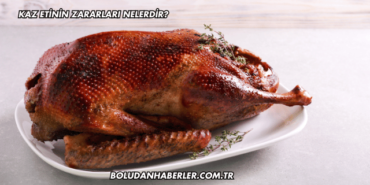 Kaz Etinin Zararları Nelerdir?