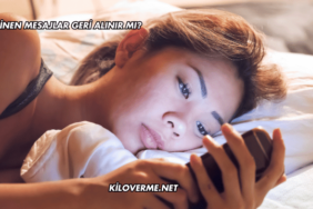Silinen Mesajlar Geri Alınır mı?