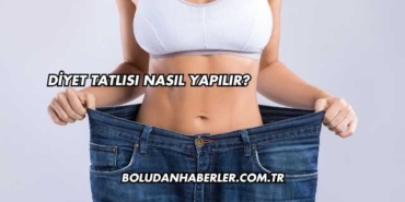 Diyet Tatlısı Nasıl Yapılır?