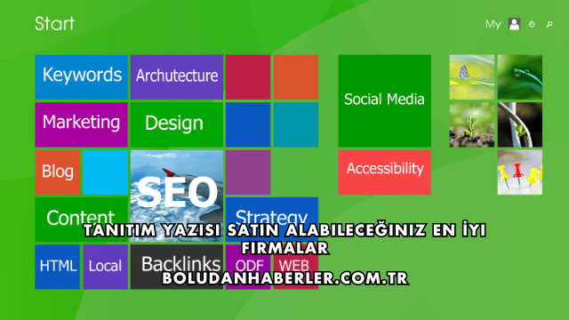 Tanıtım Yazısı Satın Alabileceğiniz En İyi Firmalar